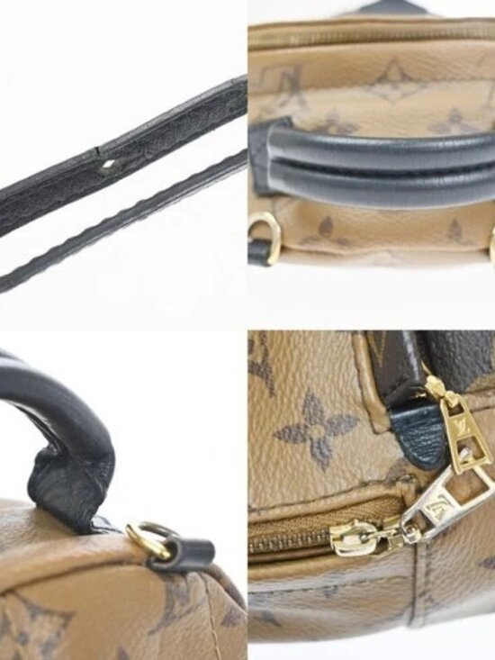 LOUIS VUITTON Palm Springs Mini Backpack Monogram Reverse Brown M44872 98KD053 main image 13